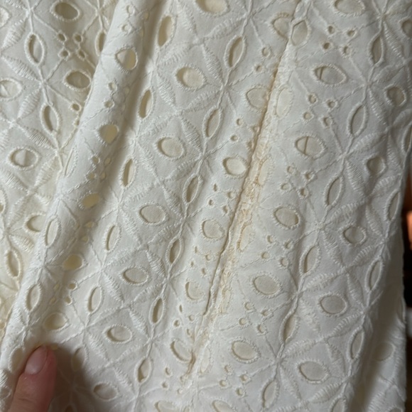 Vintage Calypso St. Barth Off-White Beaded Mini Dress w/ Pockets XS - Picture 3 of 11